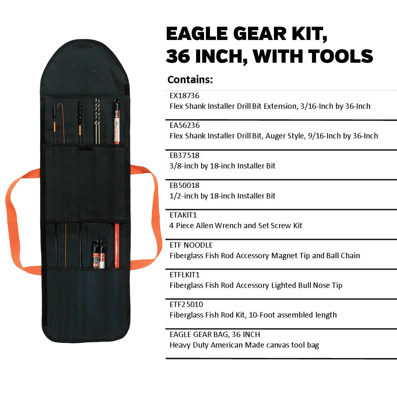 Eagle Gear Kit 2 sizes